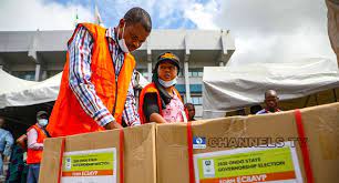 INEC distributes sensitive materials ahead of by-election in Ondo